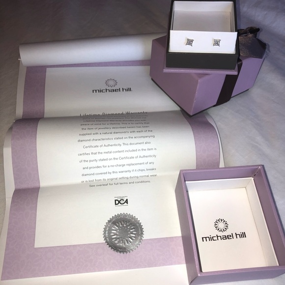 Diamond earringings - Picture 3 of 3